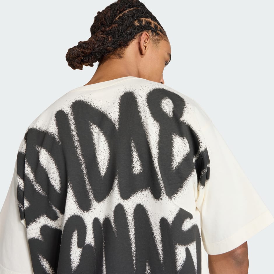 Airbrush Logo Typography T-Shirt