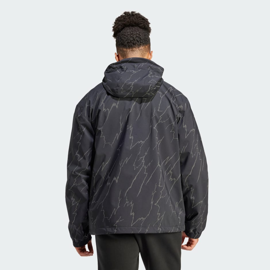 Montreal Allover Print Windbreaker