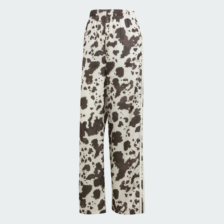 Originals Satin Cow Print Wide Leg Pants