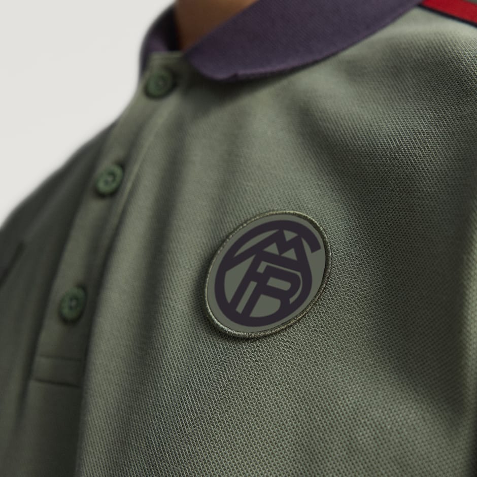 Tricou polo FC Bayern Terrace Icons cu m&acirc;necă lungă