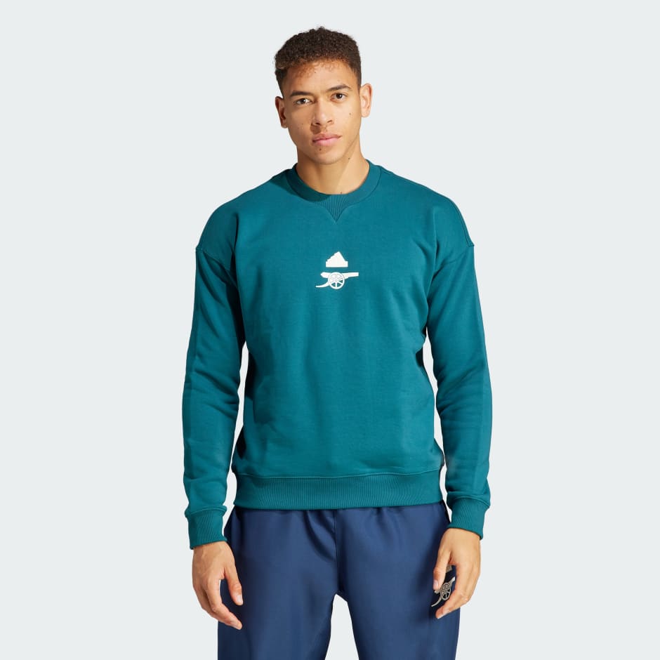 Clothing - Arsenal LFSTLR Heavy Cotton Sweatshirt - Green | adidas ...