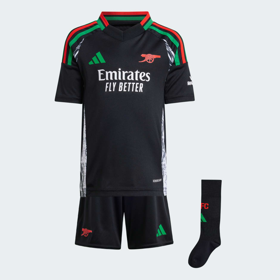 Set mini în deplasare Arsenal 24/25 pentru copii