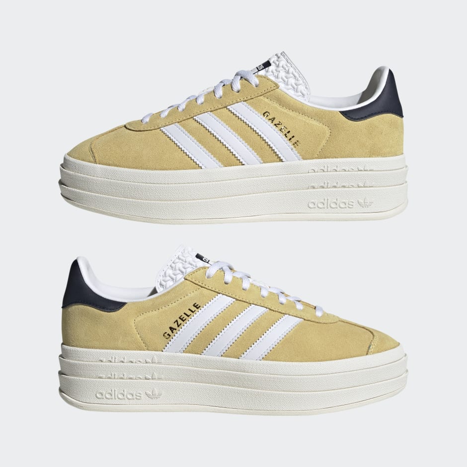 adidas Gazelle Bold Shoes - Yellow #SatelliteStompers | adidas UAE