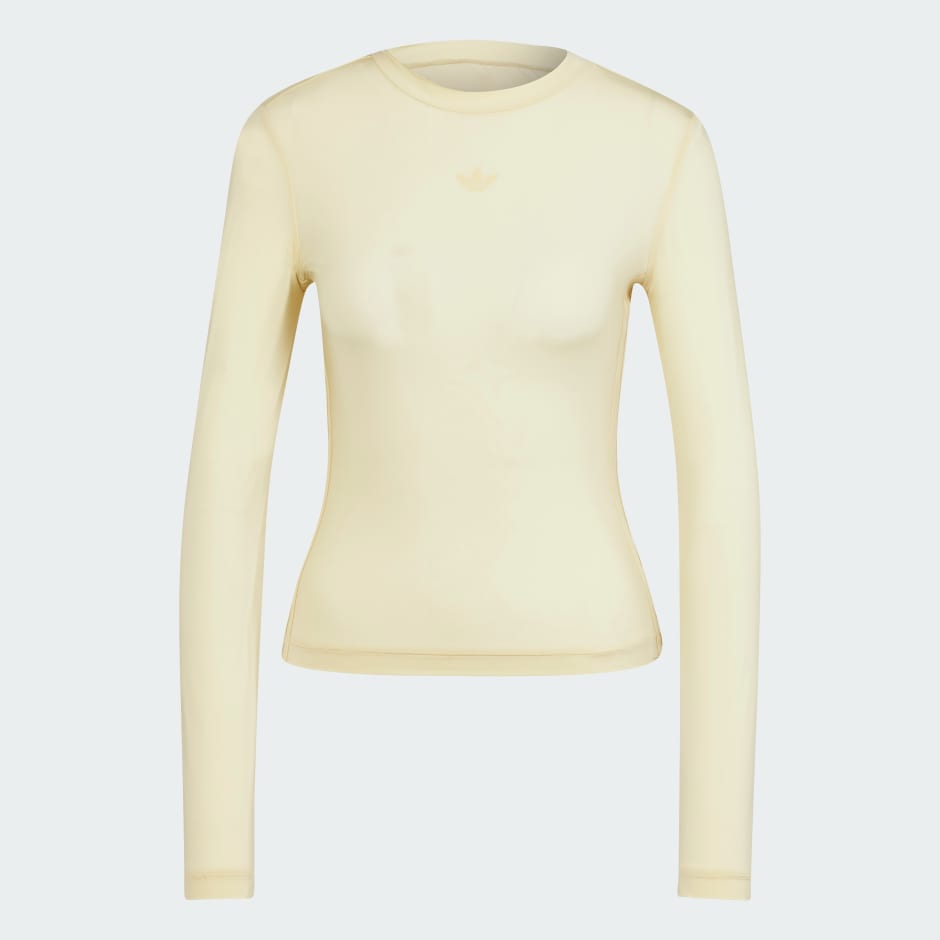 Adicolor Sheer 3-Stripes Long Sleeve Tee