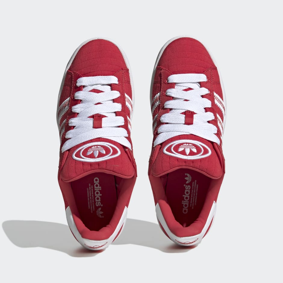 Red adidas discount campus womens