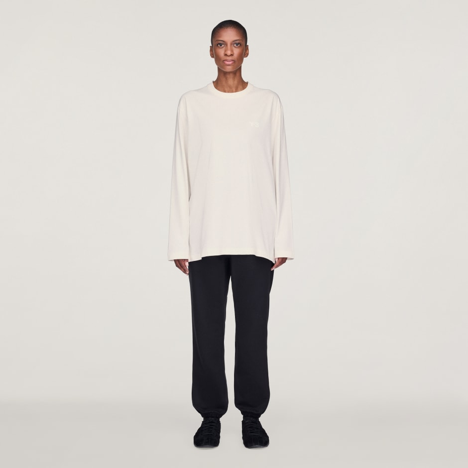 TRICOU CU M&Acirc;NECI LUNGI CU LOGO Y-3