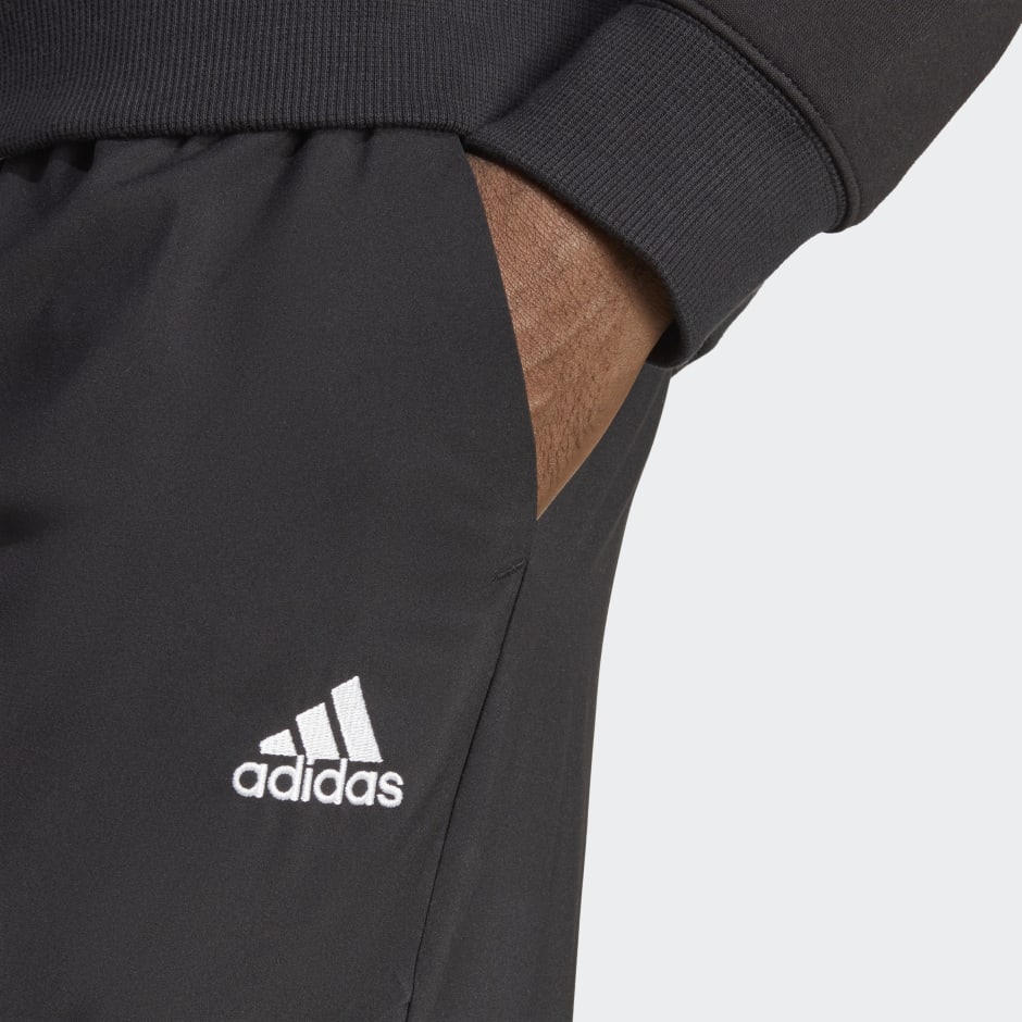 adidas Essentials Small Logo Woven Cargo Ankle-Length Pants - Black |  adidas Canada