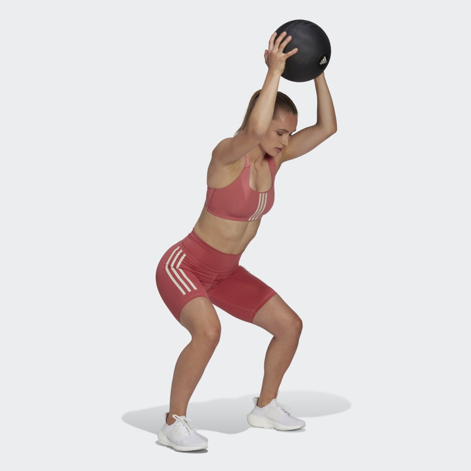 Optime Trainicons 3-Stripes Bike Short Leggings