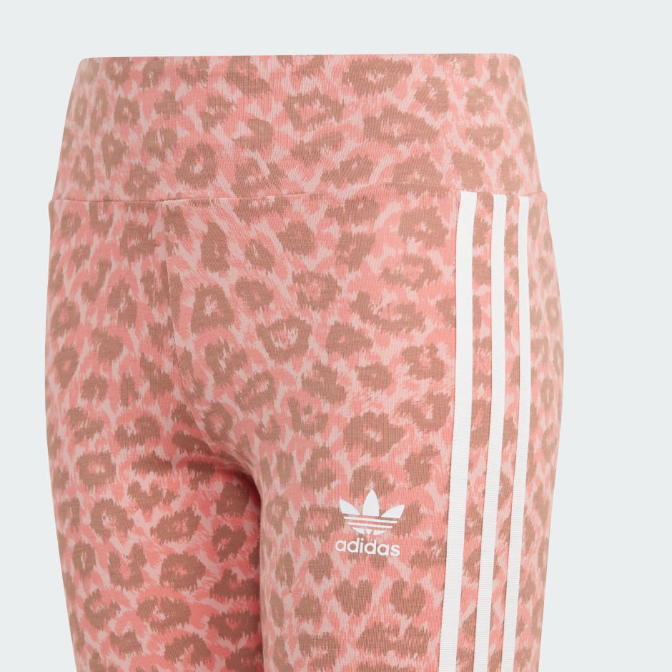 schrijven hemel lens Kids Clothing - Animal Allover Print High Waist Leggings - Pink | adidas  Bahrain