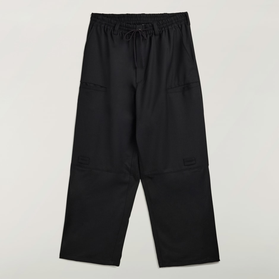 Vunene hlače s man&scaron;etama Y-3 Refined