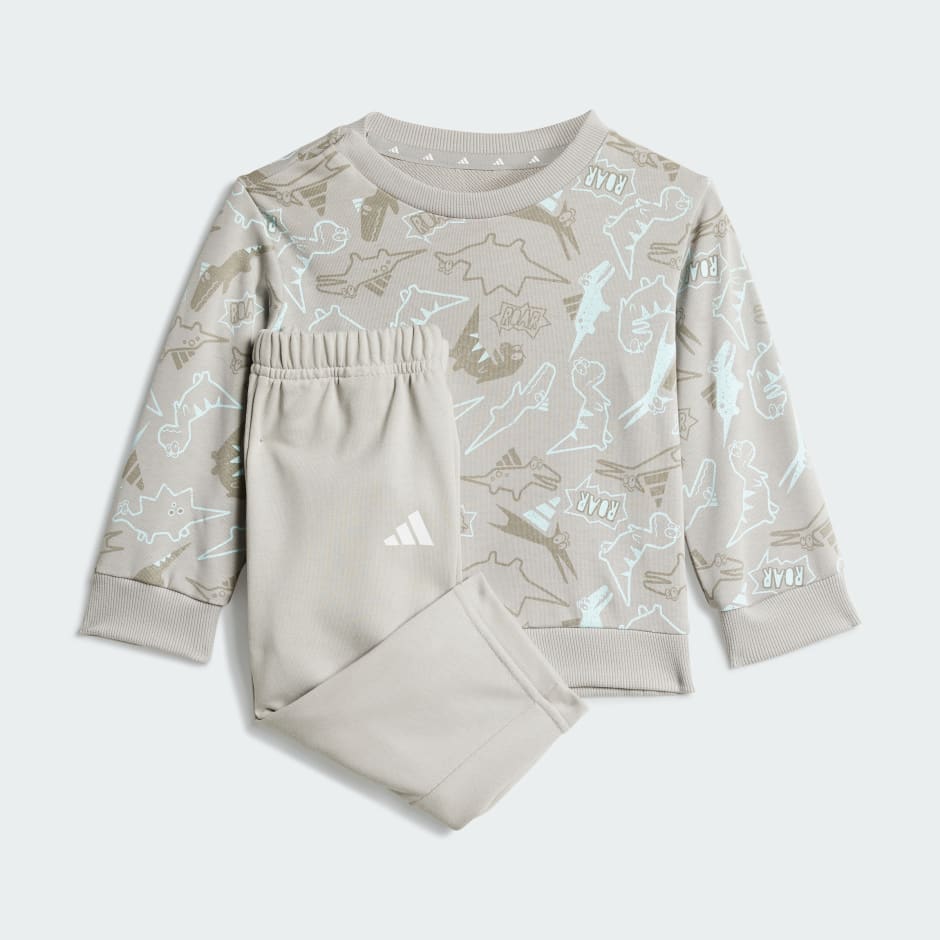 أساسيات الموسم Adiraptor French Terry طقم بنطال للأطفال.