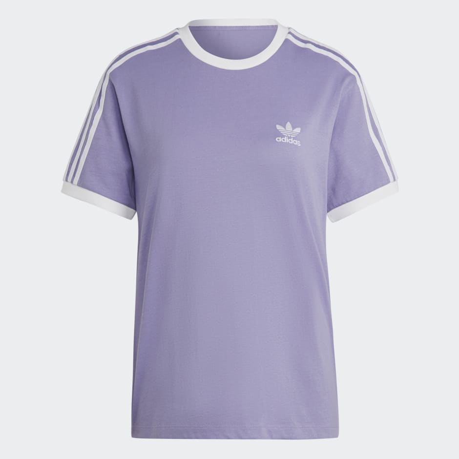 adidas ADICOLOR CLASSICS 3-STRIPES TEE - Purple | adidas UAE