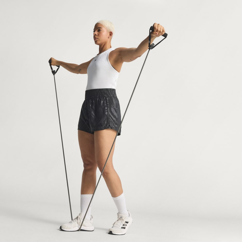 AOP Pacer Training Woven High-Rise Shorts