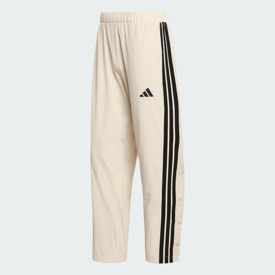 3-STRIPES WOVEN SNAP TRACKPANTS