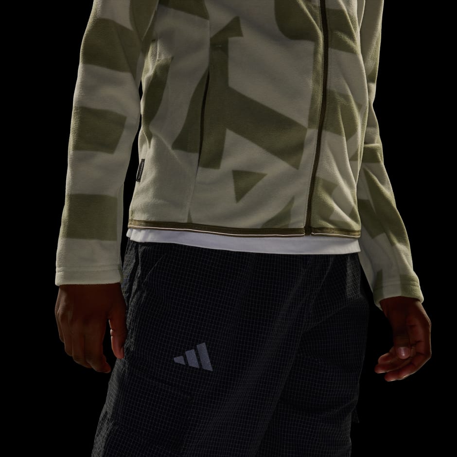 Jachetă din polar Terrex Multi cu imprimeu și fermoar complet, pentru copii