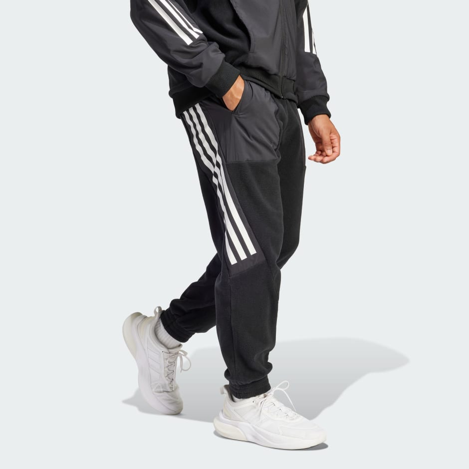 Clothing - Future Icons 3-Stripes Pants - Black | adidas South Africa