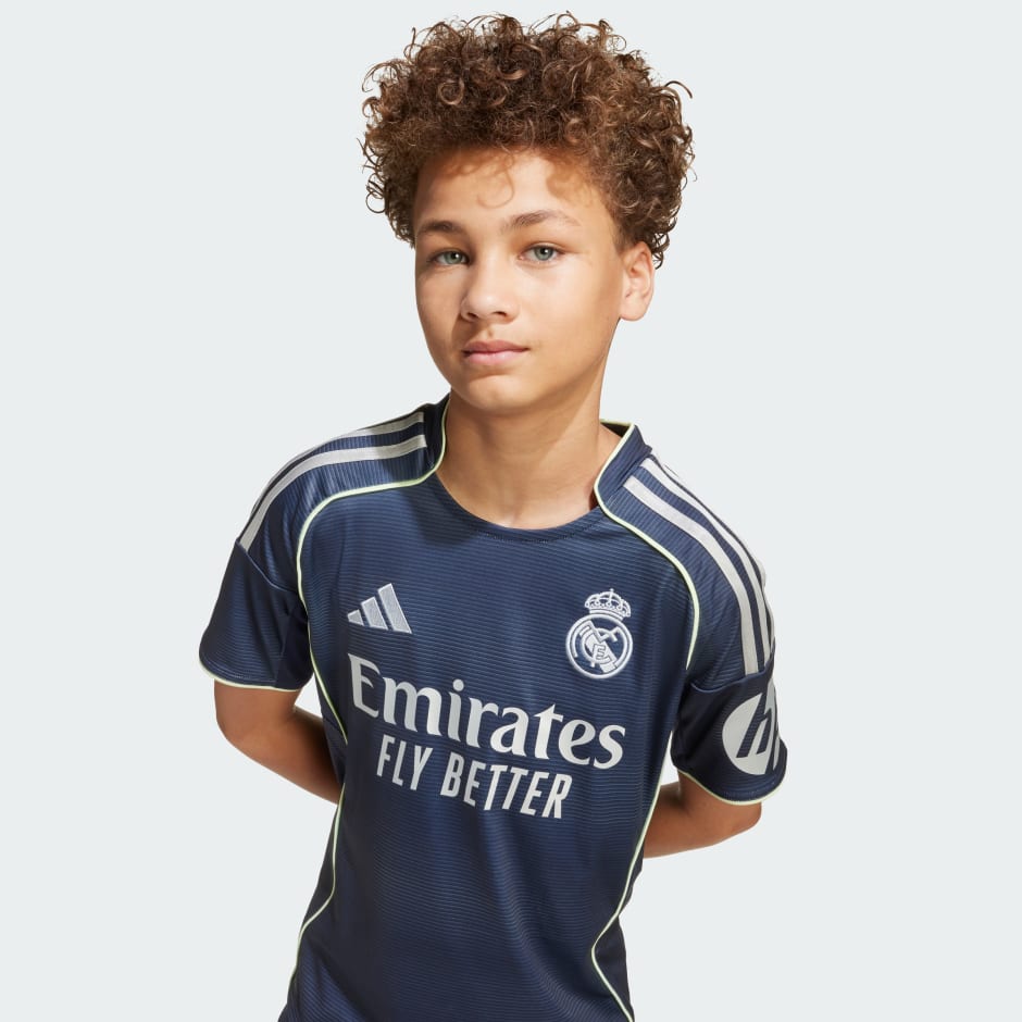Echipament Deplasare Real Madrid 25/26 Tineret Copii