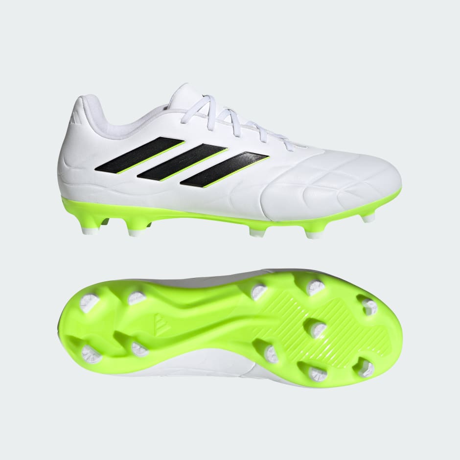  adidas Top Sala - Zapatos de fútbol para hombre,  Blanco/Blanco/Verde Señal, 8 : Ropa, Zapatos y Joyería