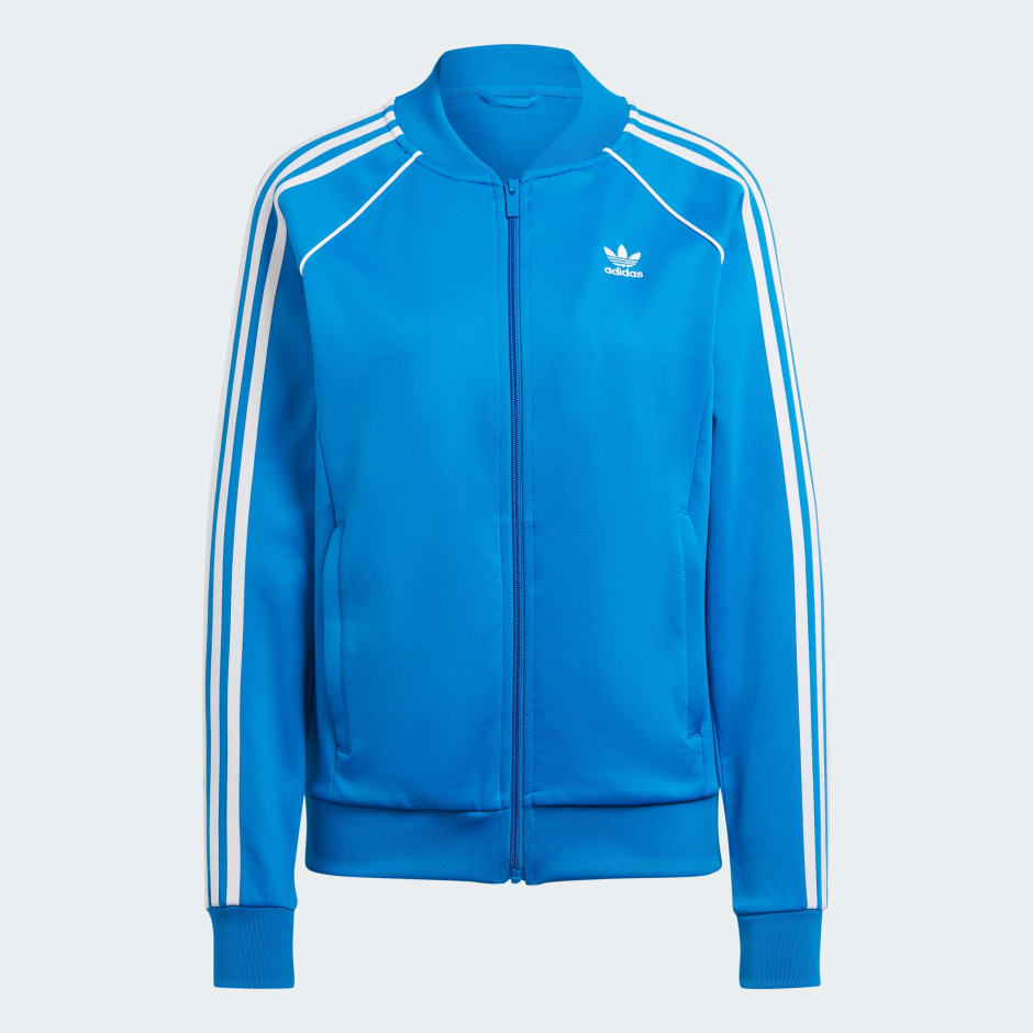 Clothing - Adicolor Classics SST Track Top - Blue | adidas South Africa
