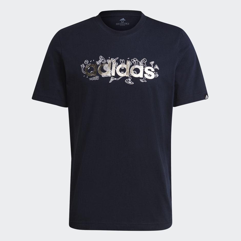 Doodle Foil Graphic Tee