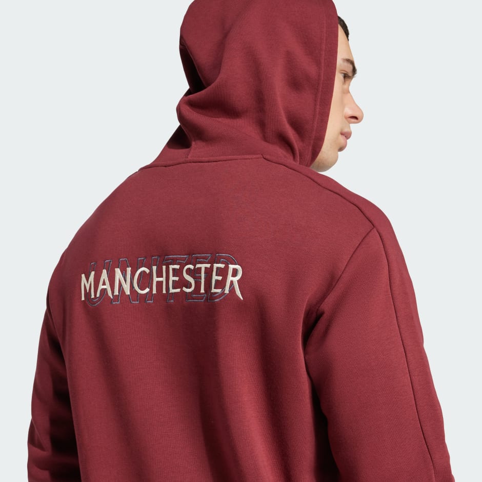 Majica s kapuljačom Manchester United Seasonal Full-Zip