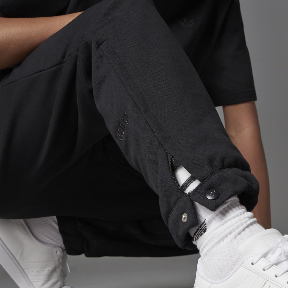 Blue Version Side Slit Track Pants