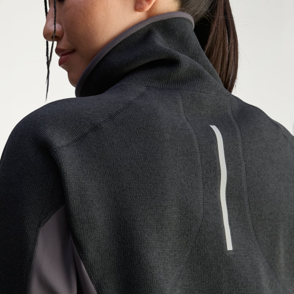 Majica za trčanje s patentnim zatvaračem cijelom duljinom adidas By Stella McCartney CLIMAWARM