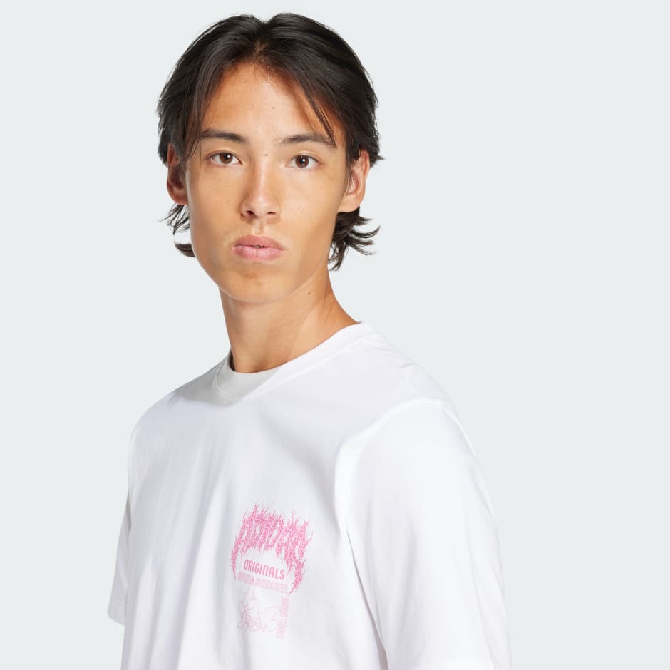 Clothing - Trefoil Series Fashion Elevated Tee - White