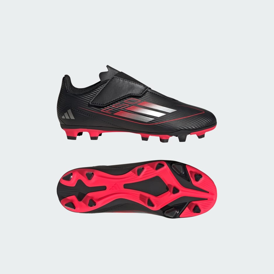 F50 Club Hook-and-Loop Firm/Multi-Ground Boots Kids