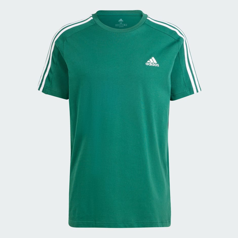 Essentials Single Jersey 3-Stripes Tee