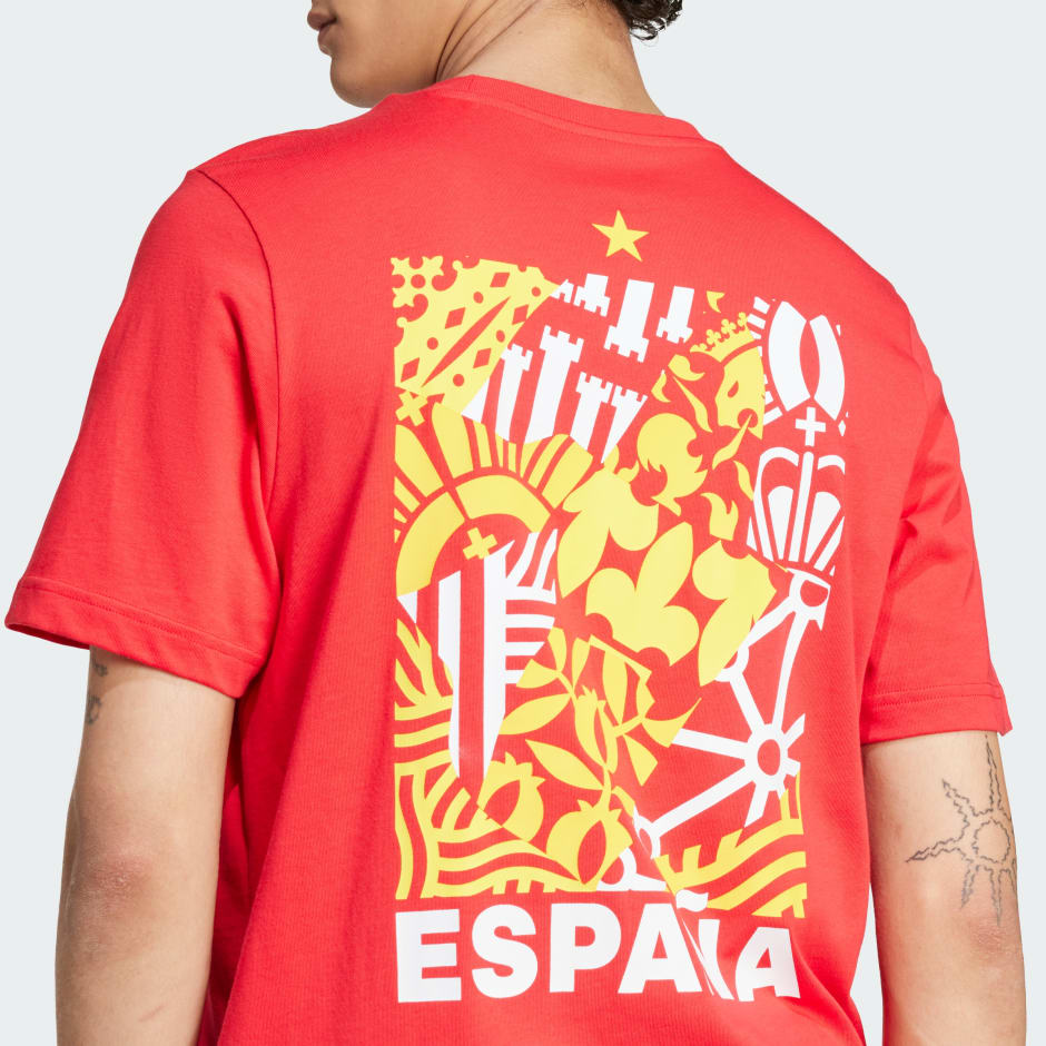 Spain Football Fan Graphic Tee