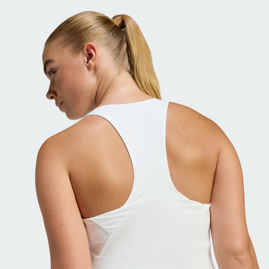 تيشيرت تنس بتصميم على شكل Y من دون أكمام مع تقنية CLIMACOOL