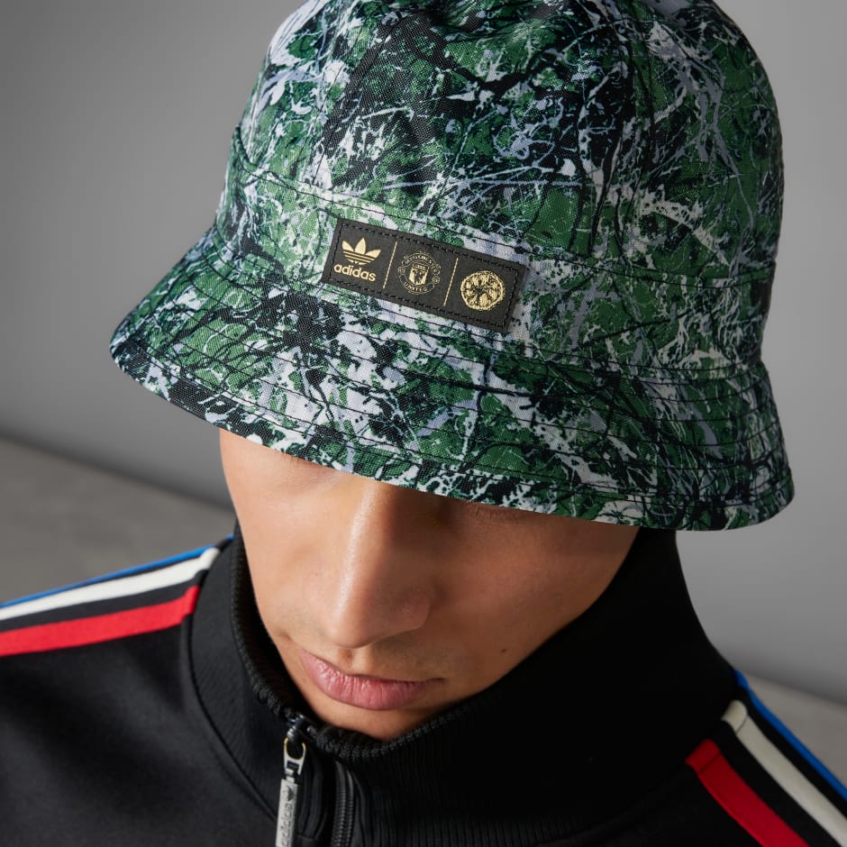 Stone roses lemon camo bucket sales hat