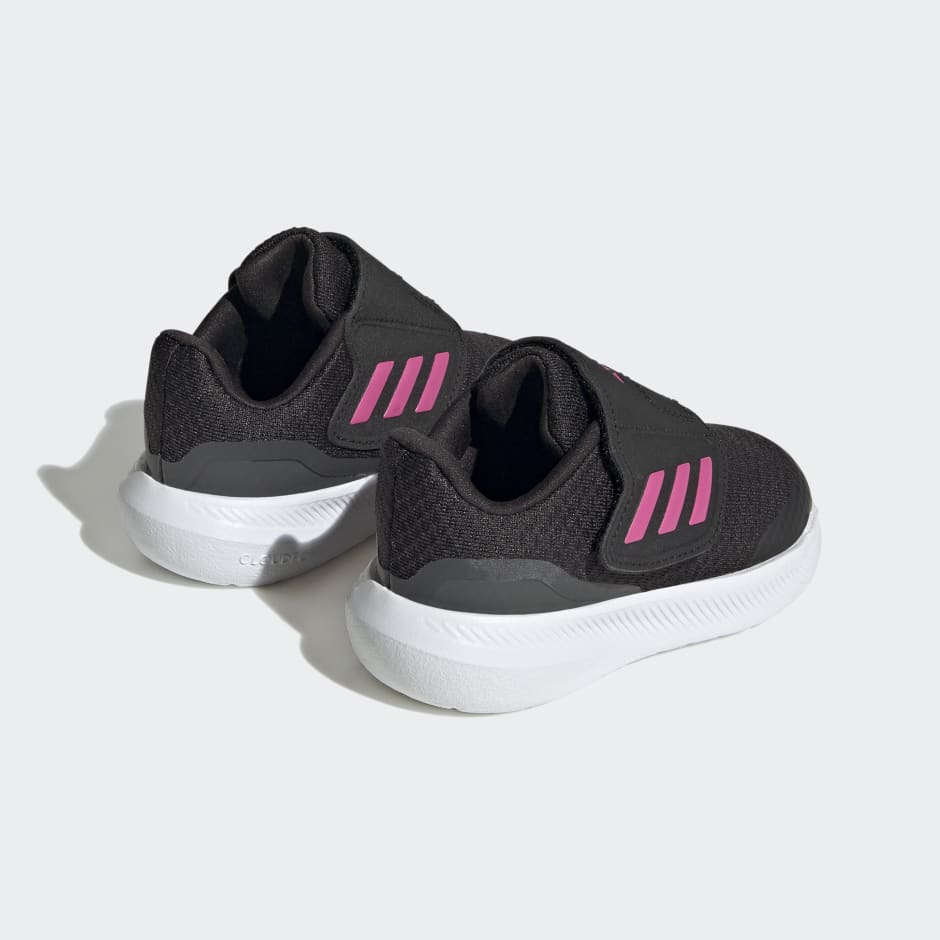 adidas RunFalcon 3.0 Hook-and-Loop Shoes - Black | adidas LK