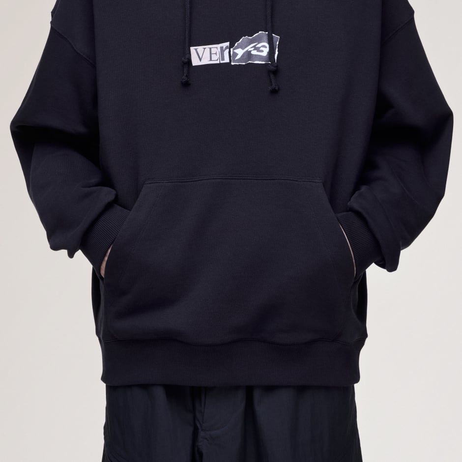 Y-3 BRUSHED TERRY GFX HOODIE