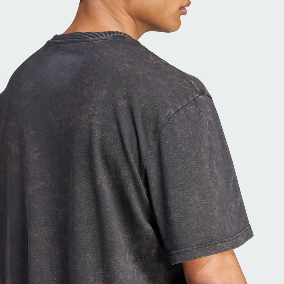 Men\'s Clothing - ALL SZN Garment-Wash Tee - Black | adidas Oman