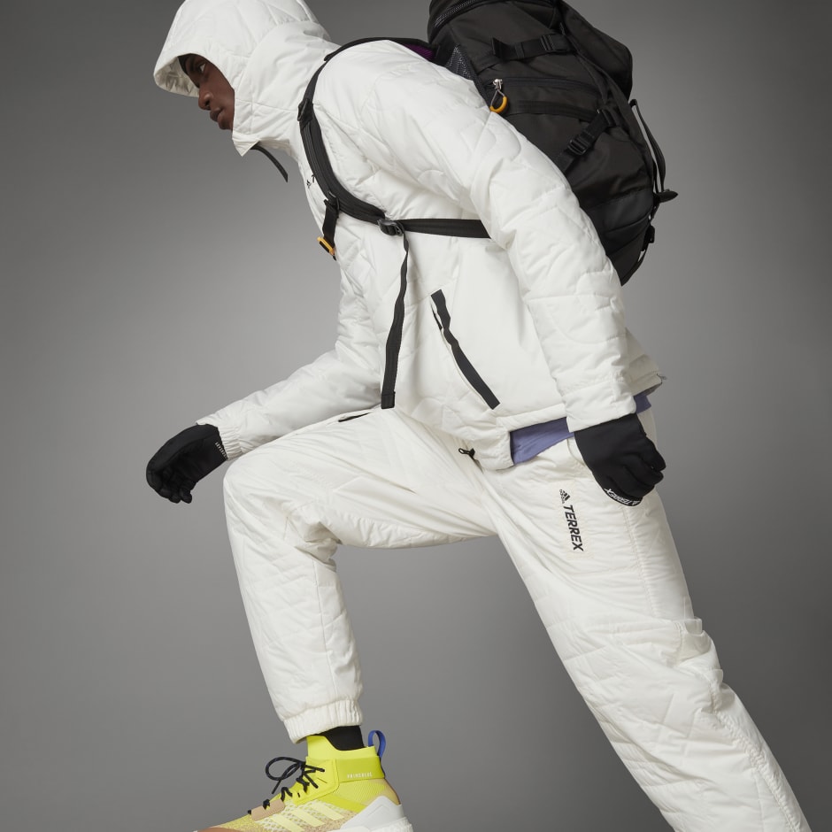 Entre Medieval Limpia el cuarto adidas Terrex MYSHELTER PrimaLoft Hooded Padded Jacket - White | adidas KW