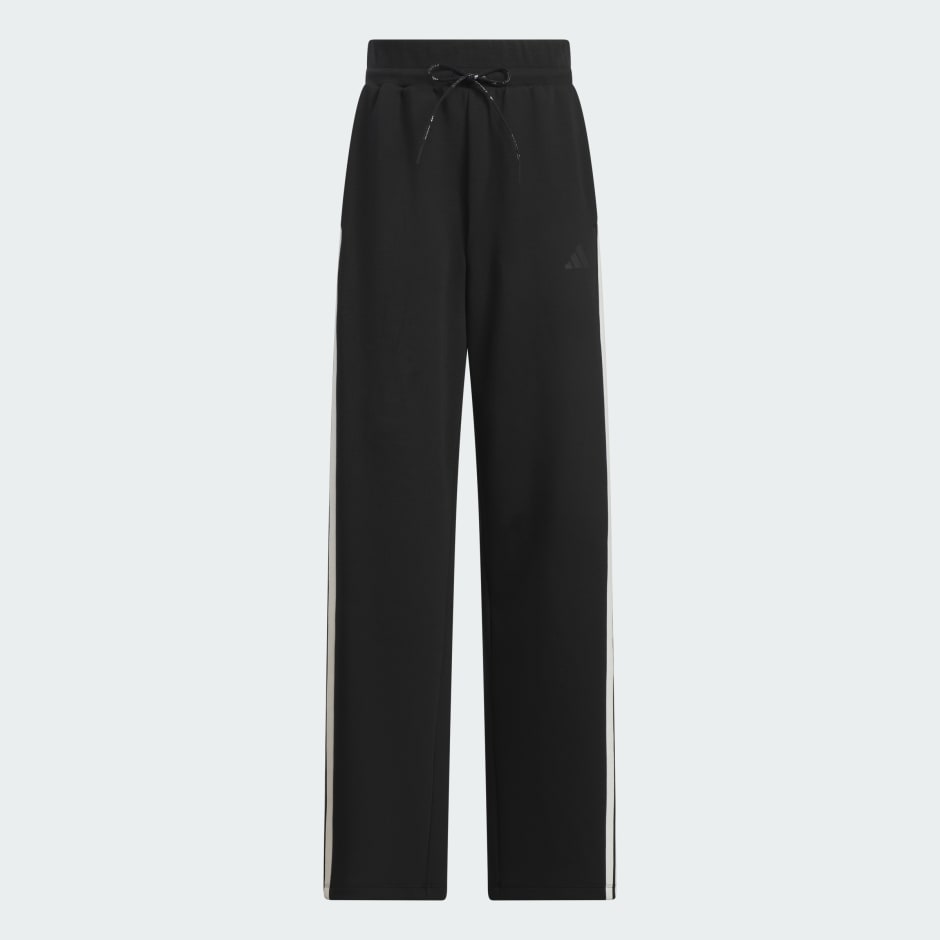 柔軟雙層針織長褲