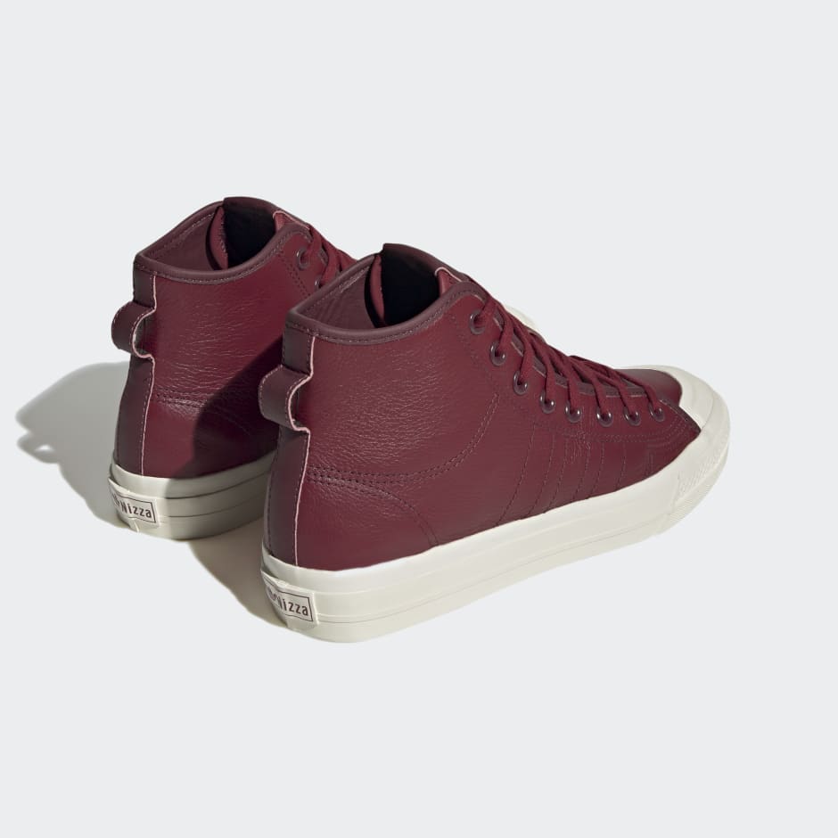 Asco Fondo verde cortador adidas Nizza Hi RF Shoes - Burgundy | adidas OM