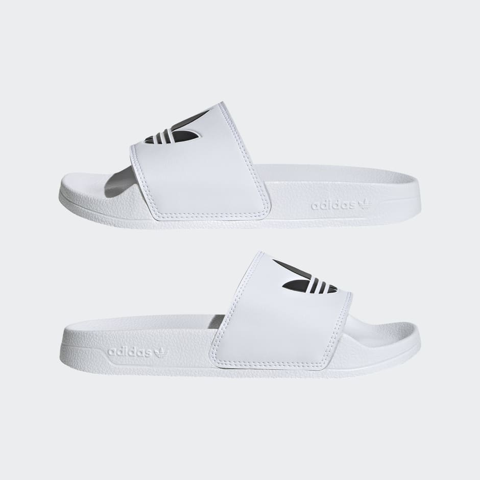 Kids Shoes - Adilette Lite Slides - White | adidas Egypt