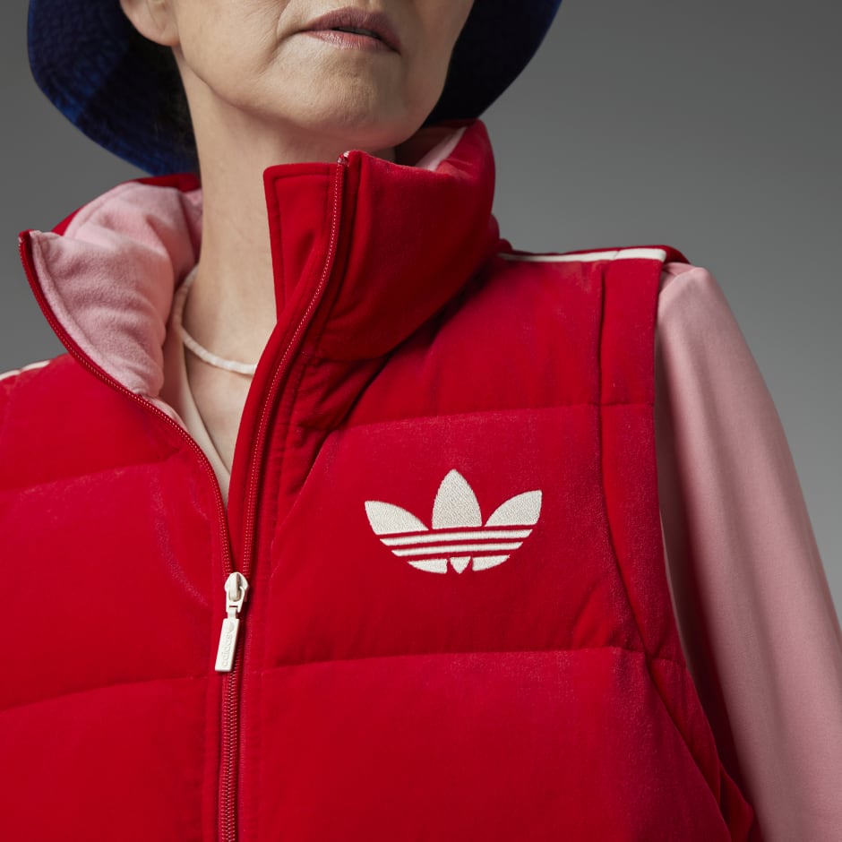 agenda Afhaalmaaltijd Boos Women's Clothing - Adicolor 70s Velvet Vest - Red | adidas Saudi Arabia