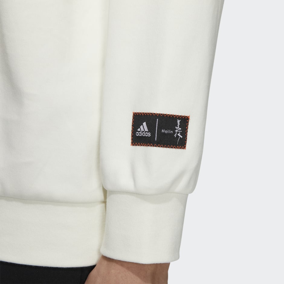Men's Clothing Crew Sweatshirt - White | adidas