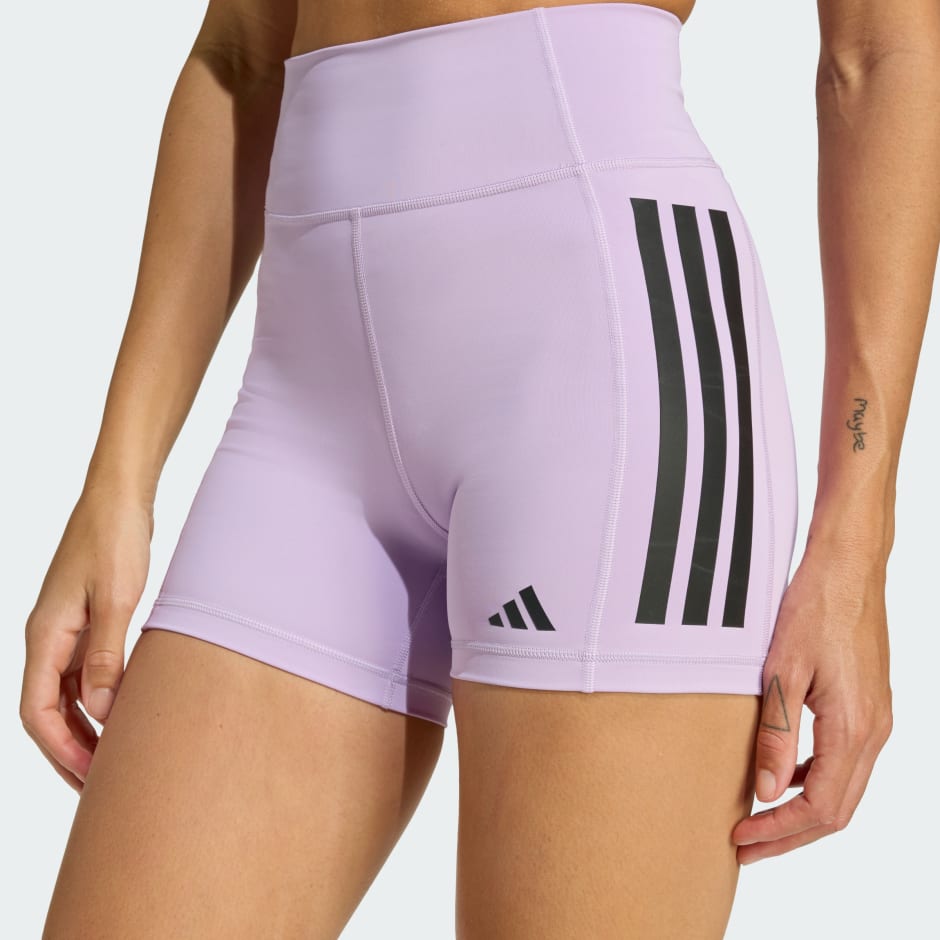 Optim&eacute; 3-Stripes 1/4 Short Leggings