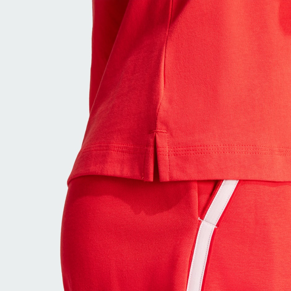 Tricou Essentials din bumbac, cu accente de culoare