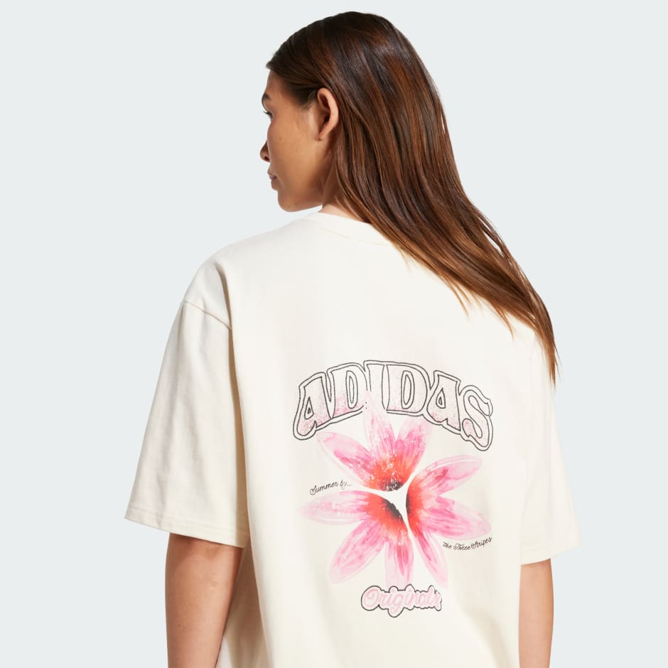 adidas Originals Summer Glow 圖案 T 裇