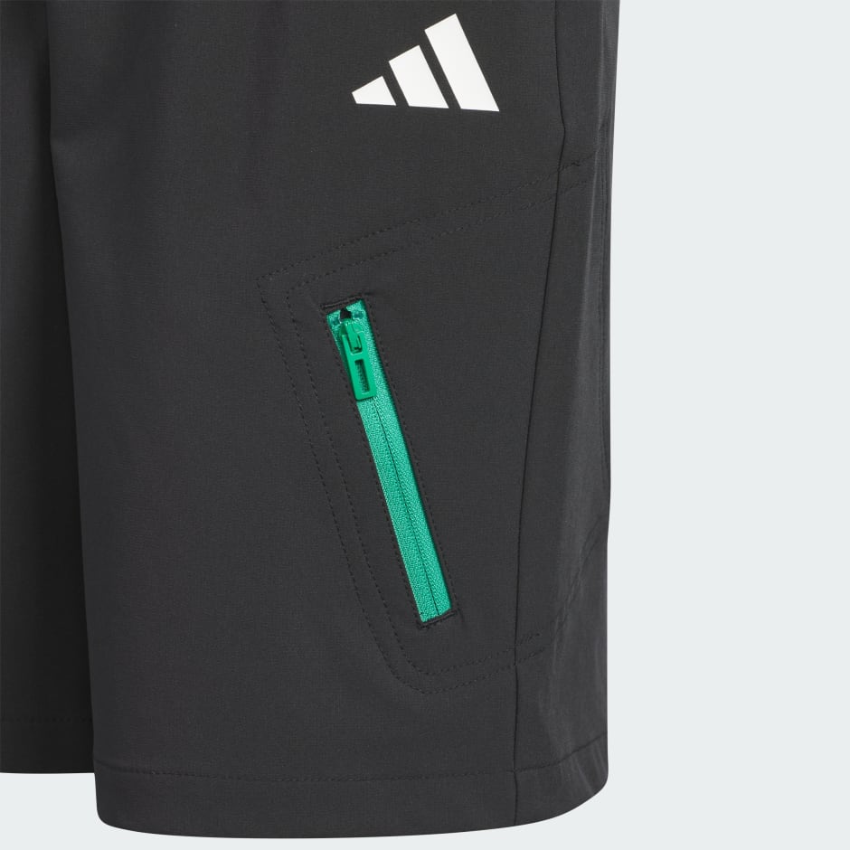 青少年圖案梭織短褲