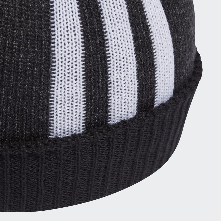 Oman Cuff Beanie - | adidas Knit - Black Accessories Adicolor