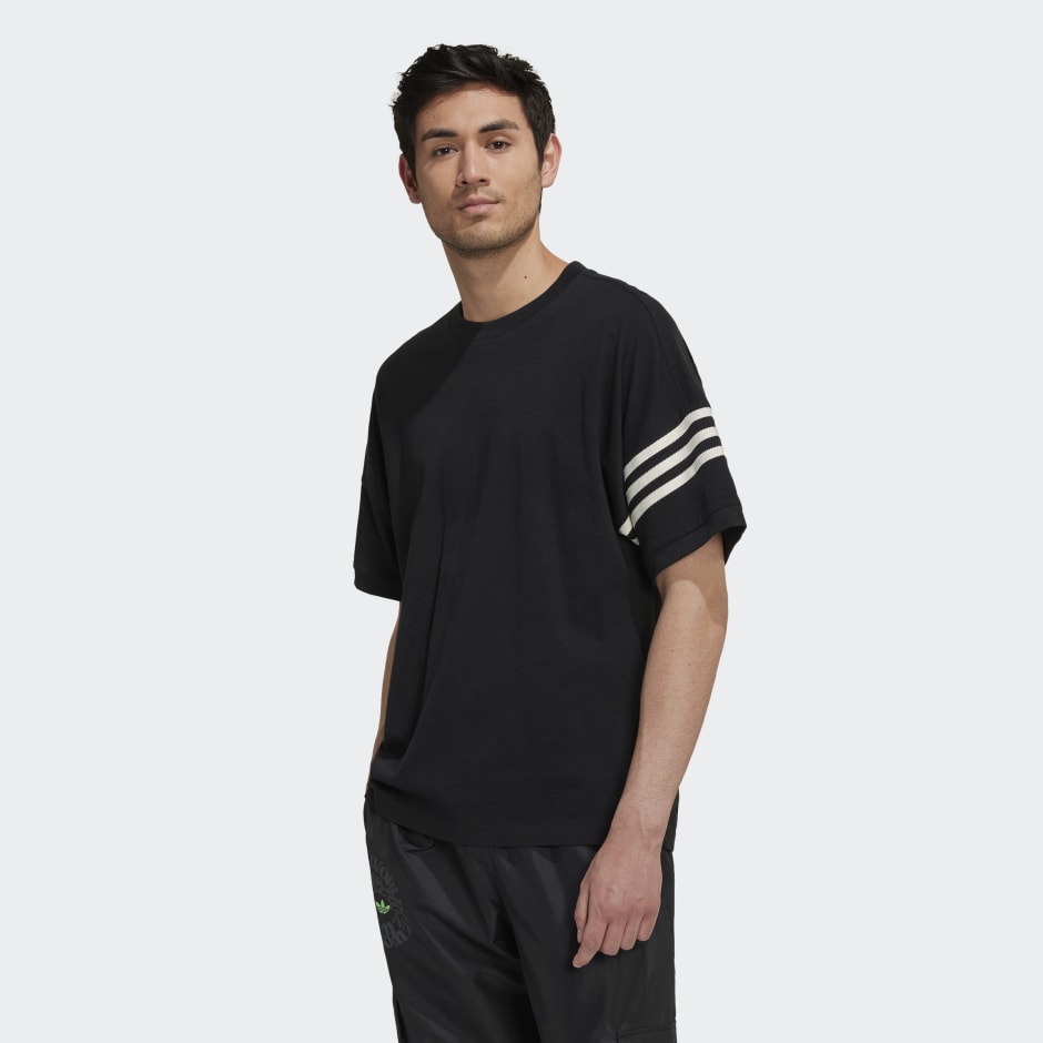 adidas Adicolor Neuclassics Tee - Black | adidas UAE