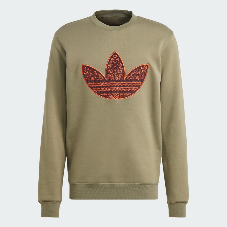 Corduroy Appliqué Crewneck Sweatshirt