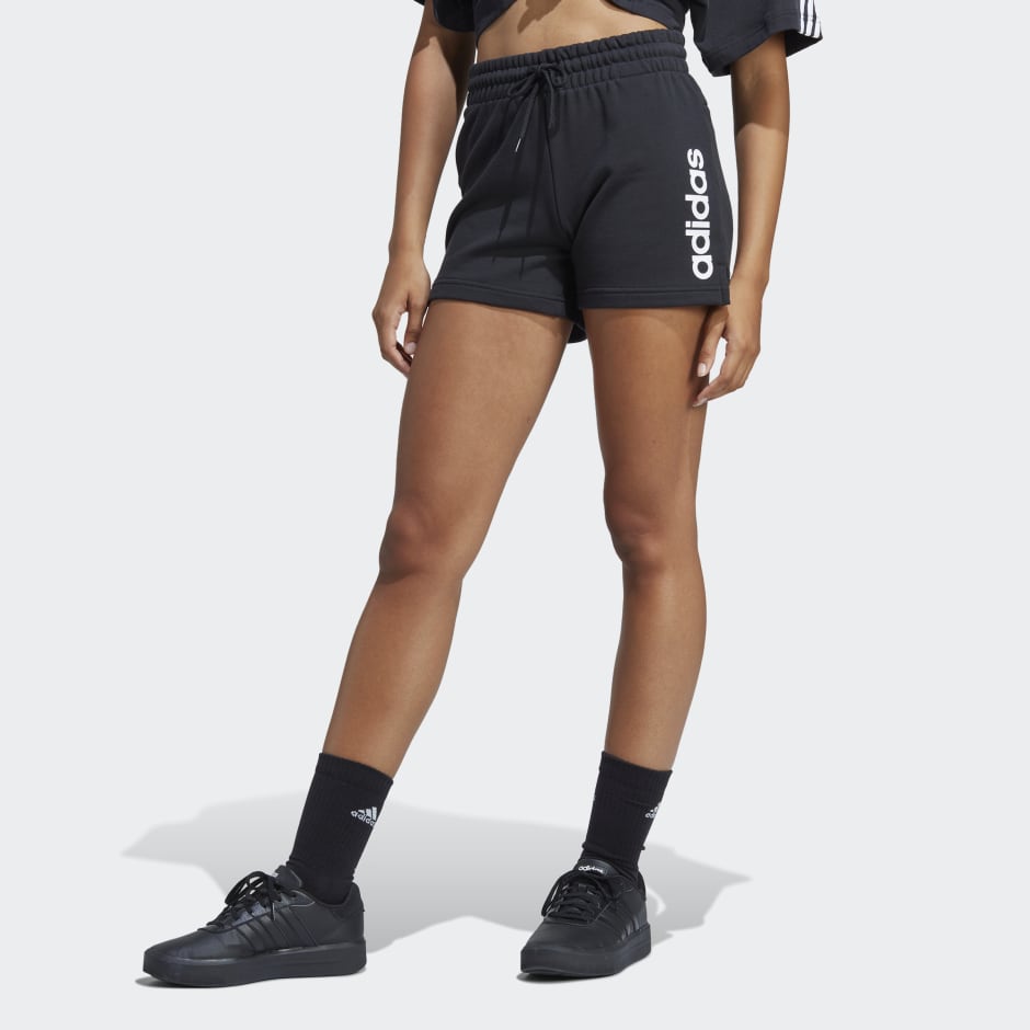 adidas Linear French Shorts Black | adidas OM